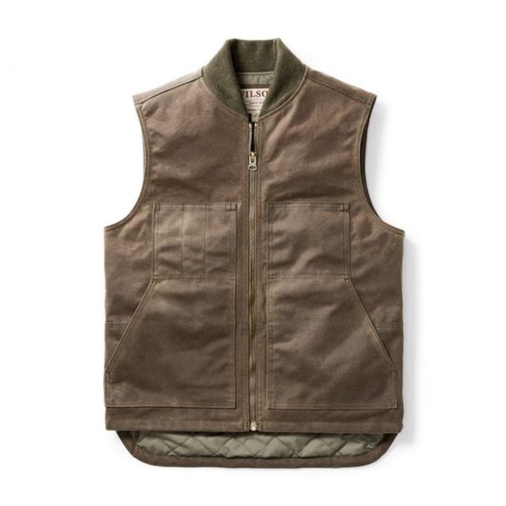 Filson wax work vest with Primaloft